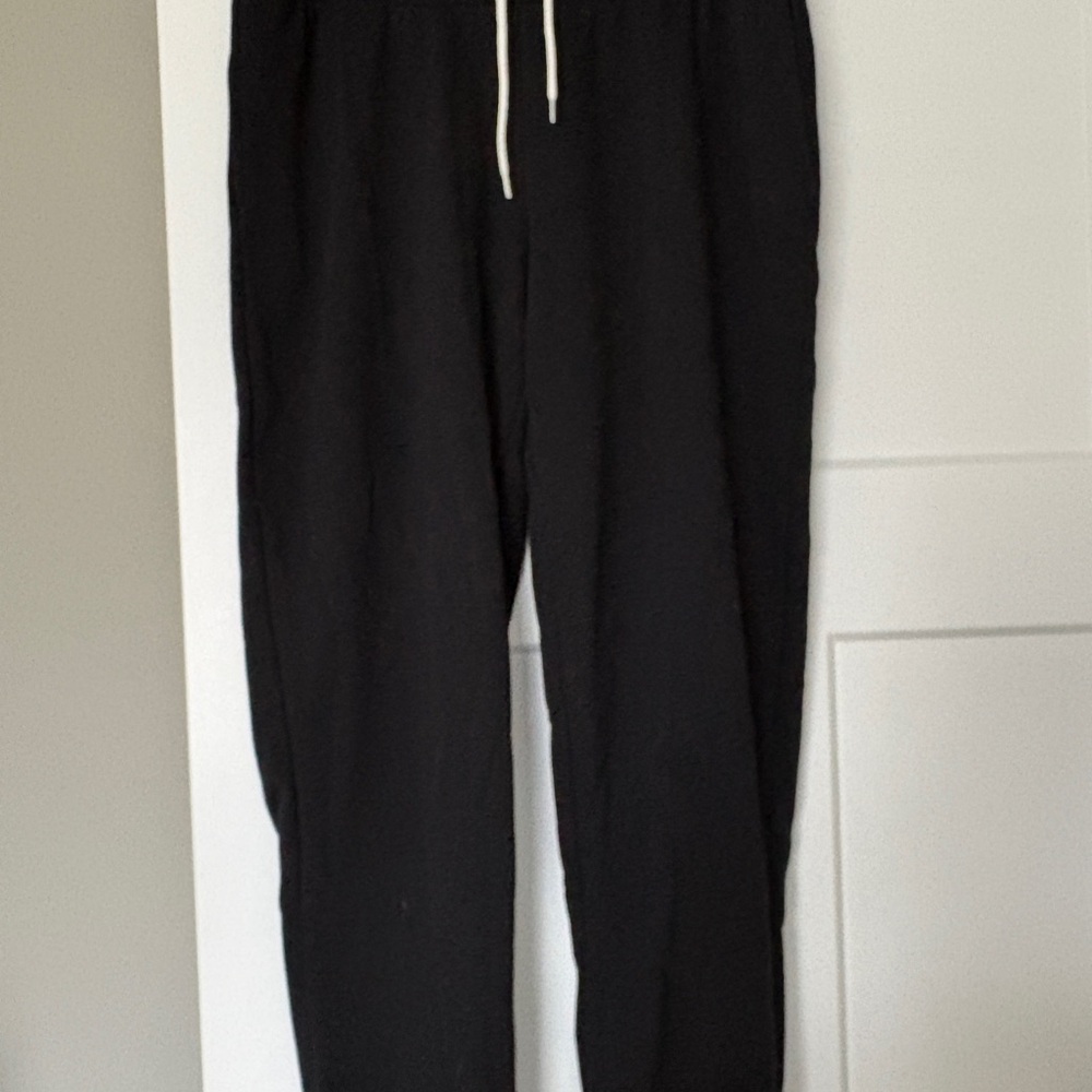Women’s Black Cotton Joggers